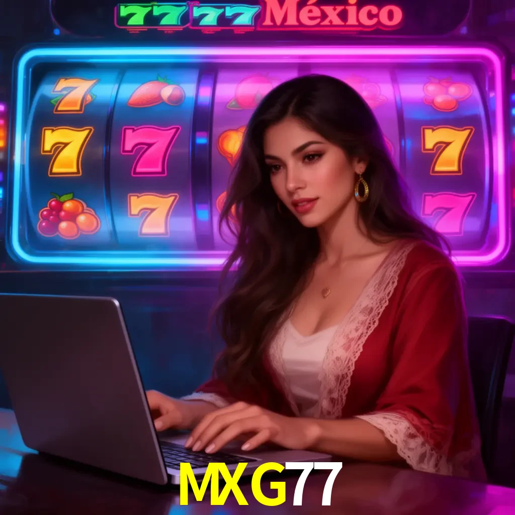 MXG77 Slots - tragamonedas, RTP y control Tragamonedas MXG77 con símbolos, saldo móvil y reglas de apuesta visibles